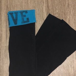 Flared yoga pants